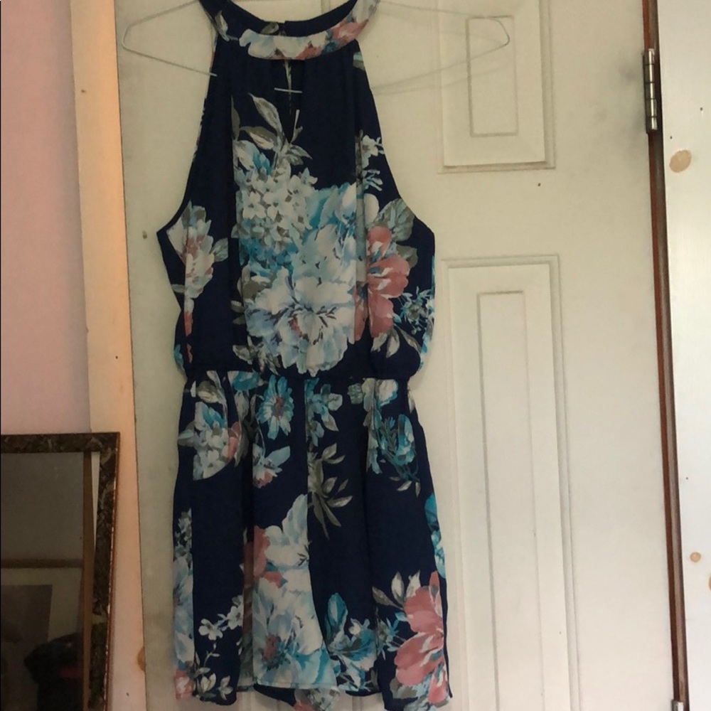 Floral patterned women’s romper